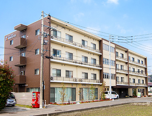 アルファリビング松山よつば循環器クリニック前 外観