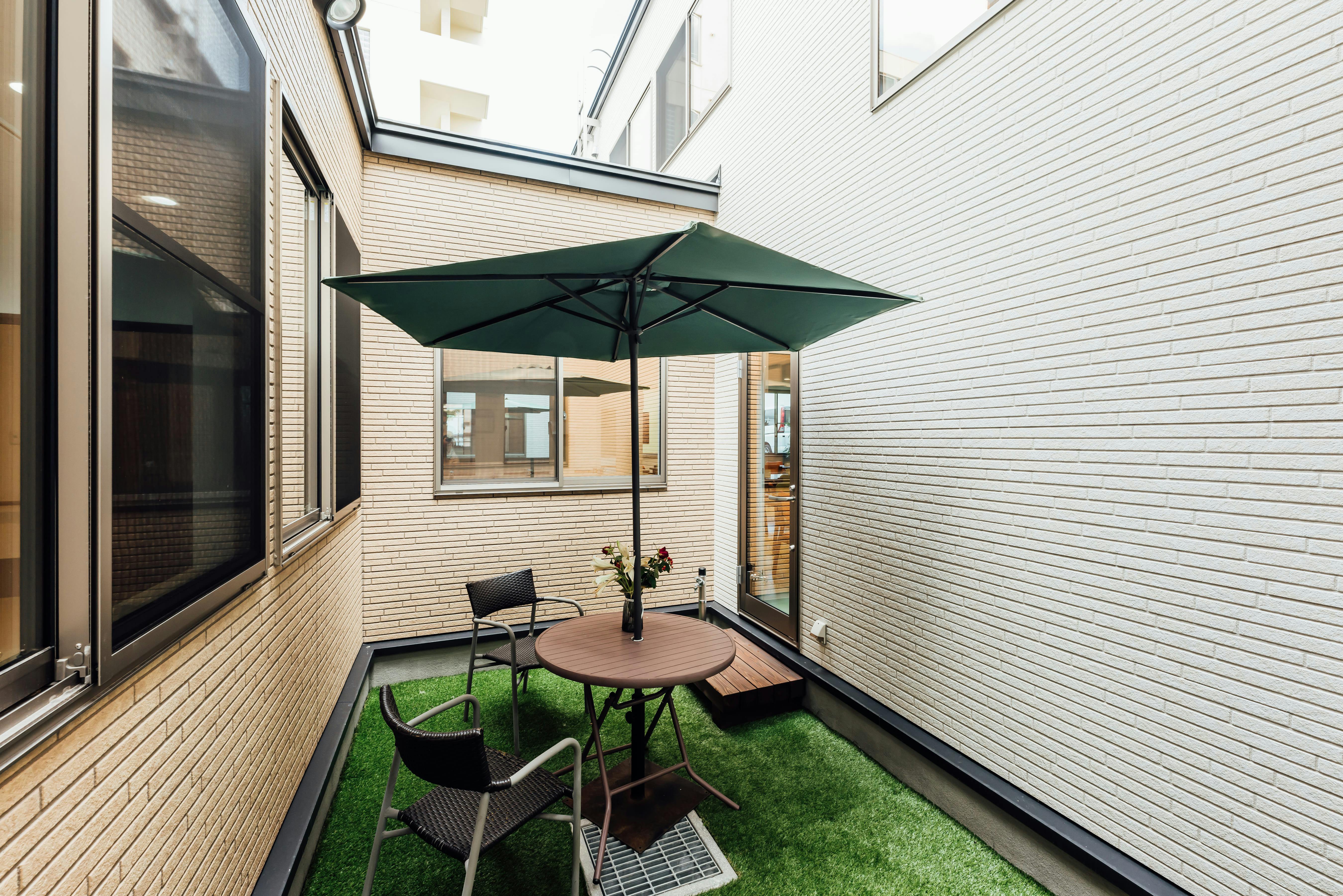 あおいもみじ台北館 中庭