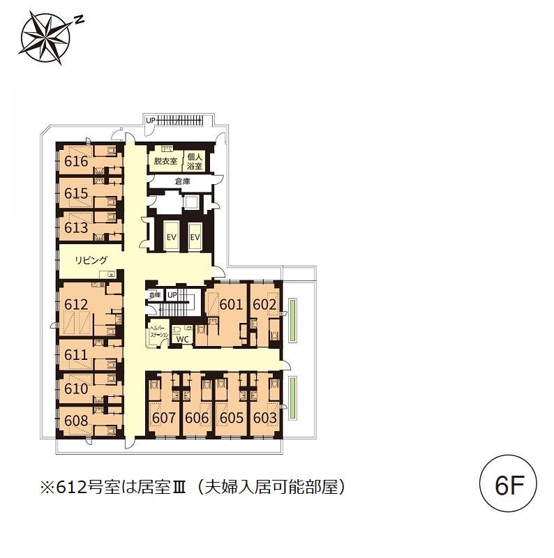 ニチイホーム南大井 間取図