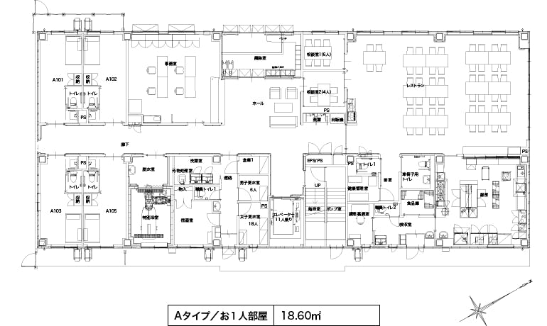アルファリビング姫路城北 間取図