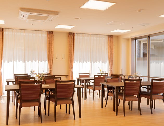 リアンレーヴ金沢八景 食堂兼機能訓練室(1F)