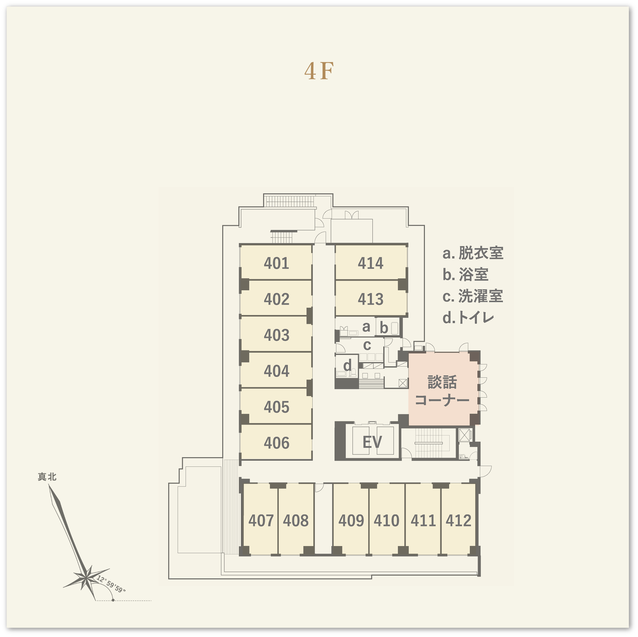 プレザンリュクス南青山 間取図