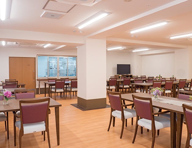 リアンレーヴ板橋蓮根 食堂兼機能訓練室