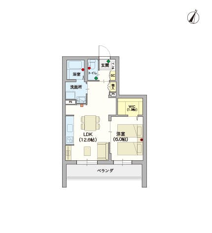 ヘーベルVillage池上3丁目 間取図