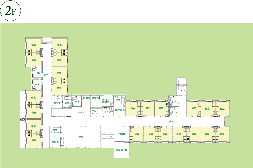 住宅型有料老人ホーム カペラ西岡 間取図