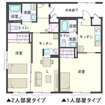 ハートフルコスモス神戸Ⅱ番館 間取図