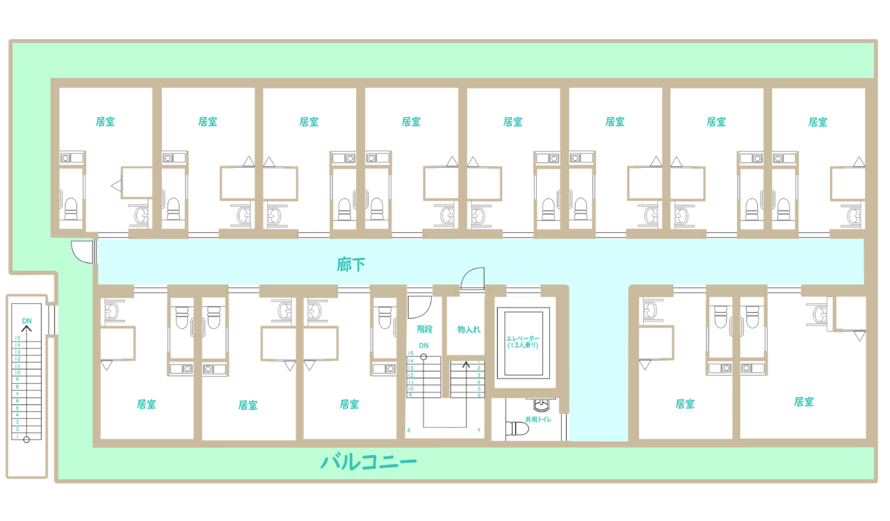 心結 間取図
