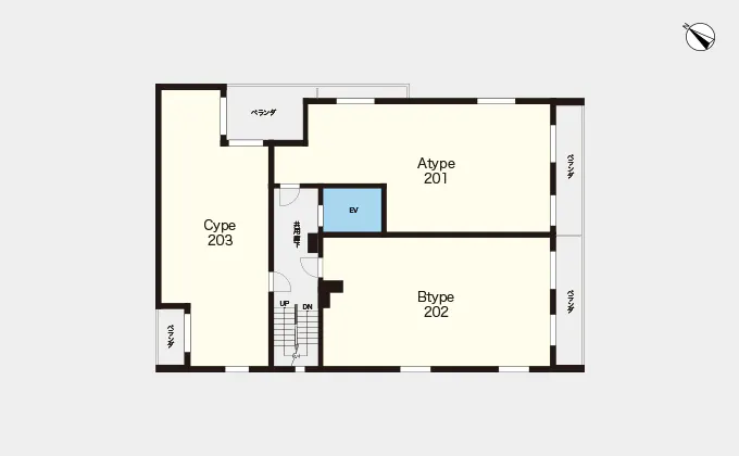 ヘーベルVillage武蔵新田 間取図