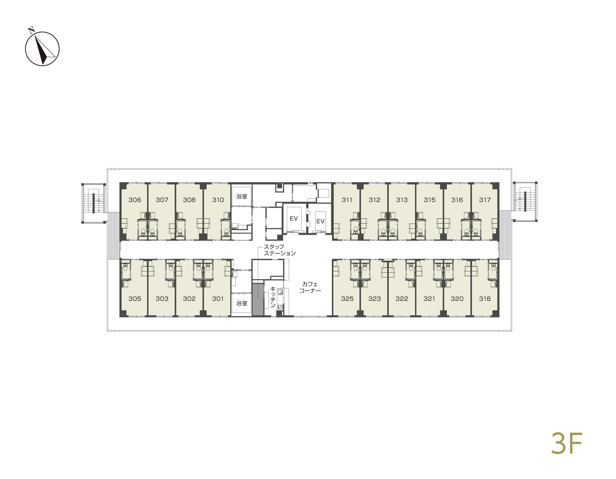 チャームスイート宝塚小浜 間取図