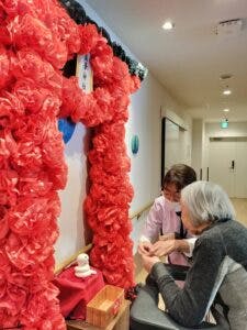 ふれあいの里藍華 正月飾り作り