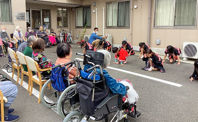 ヒューマンライフケア伏見グループホーム 小学生との交流