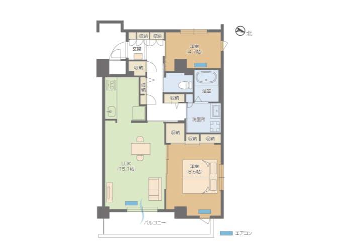 グランドマスト横浜鴨居 間取図