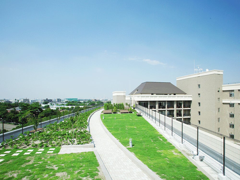 グランクレール馬事公苑 屋上庭園