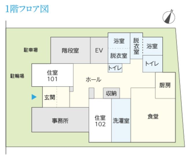 ナーシングホーム今福南 間取図
