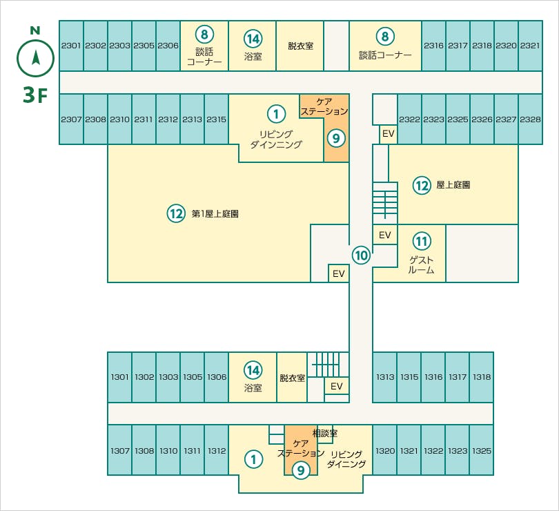 フォレスト垂水 壱番館 間取図