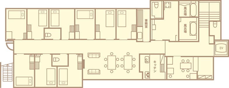 グループホームシャロームきこえ 間取図