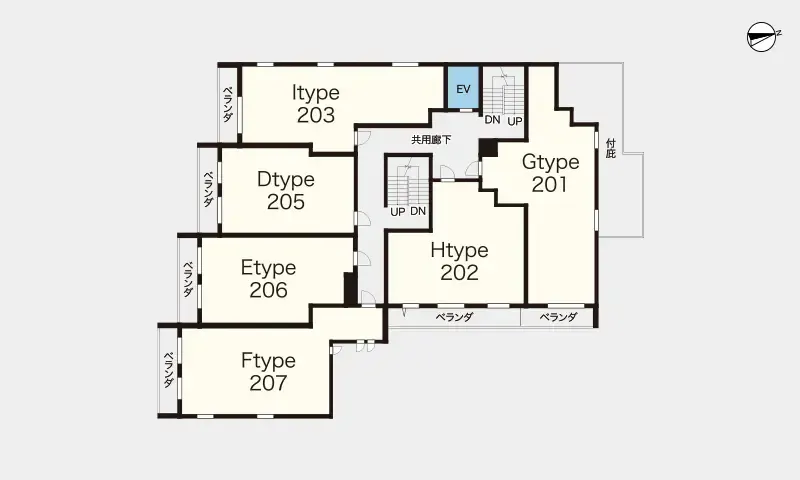 ヘーベルVillageときわ台 間取図