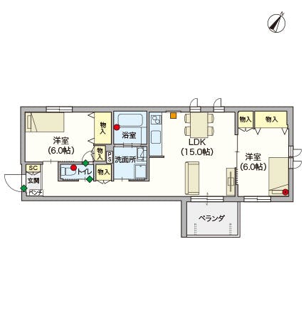ヘーベルVillage練馬高野台 間取図