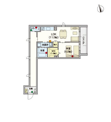 ヘーベルVillage西立川 間取図
