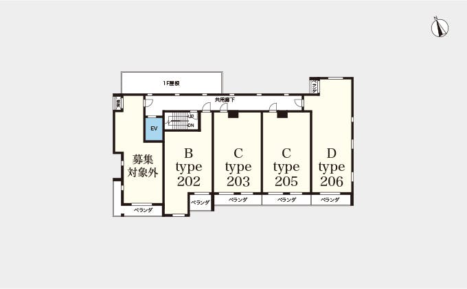 ヘーベルVillage立川錦町 間取図