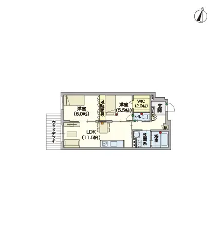 ヘーベルVillage用賀多摩川台 間取図