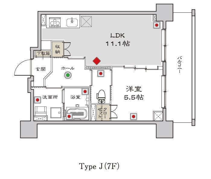 グランドマスト西ヶ原 間取図
