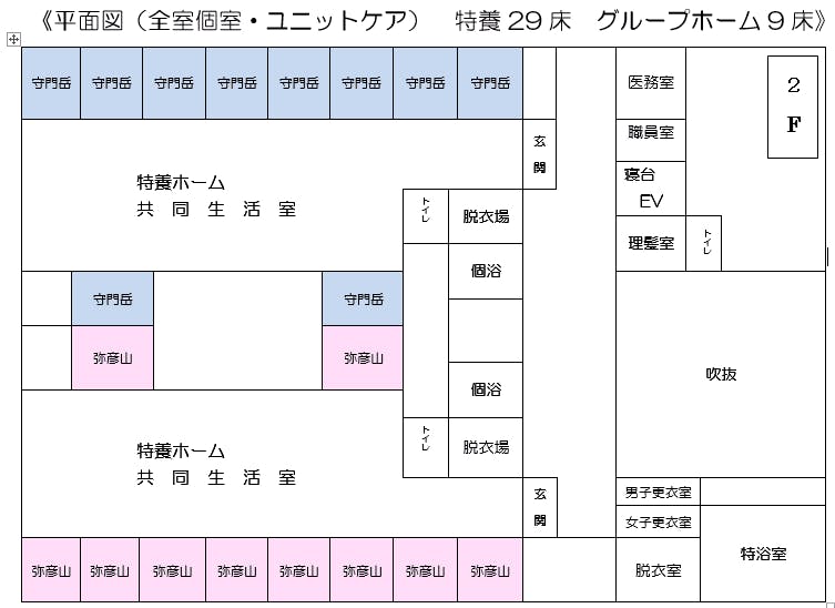 グループホームアットホーム今町 間取図