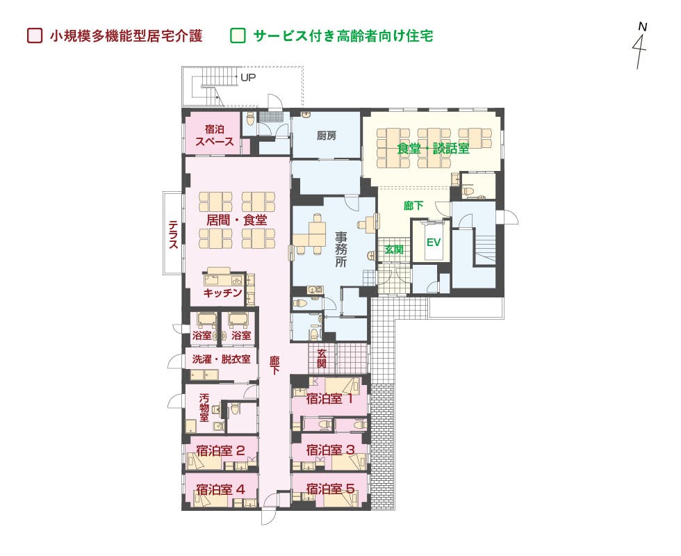 エイジフリーハウス千葉穴川 間取図