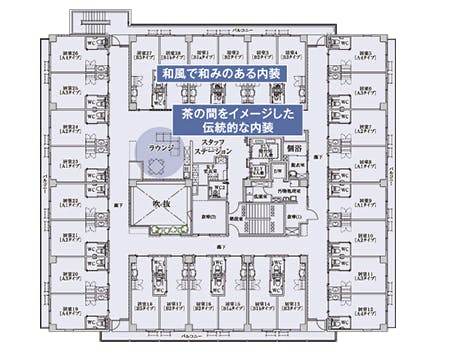 アシステッドリビング稲毛 間取図