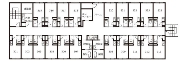 ちよの里 間取図