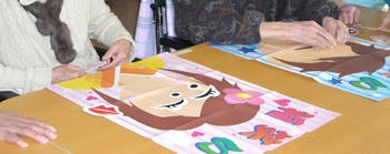 ベストライフ大和 福笑い