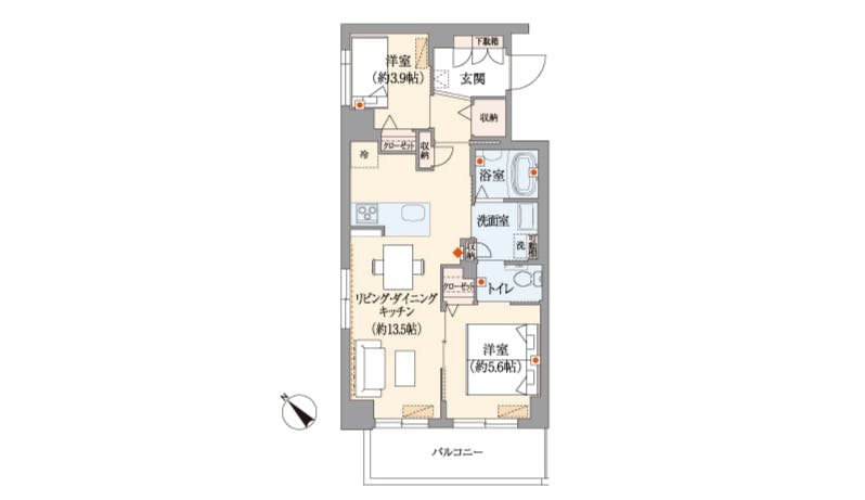 グランドマスト市川妙典 間取図
