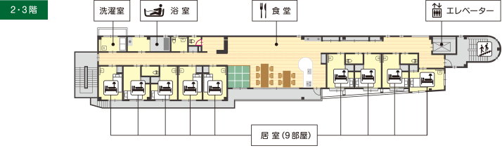 グループホームメイプル箕面 間取図