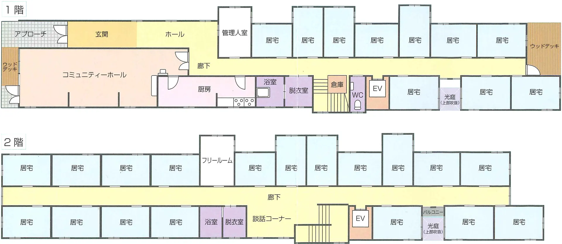コミュニティ生瀬 間取図