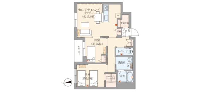 グランドマスト練馬桜台 間取図