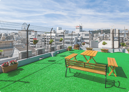 トータルケアサポート花みずき 屋上
