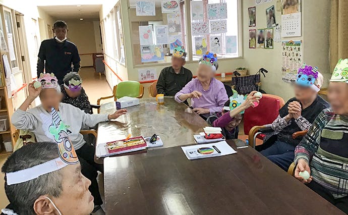 ヒューマンライフケア大野城の宿 豆まき