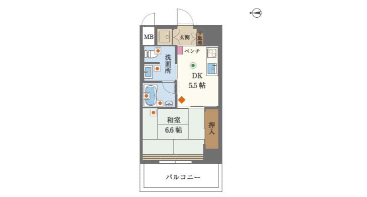 グランドマスト北鎌倉 間取図