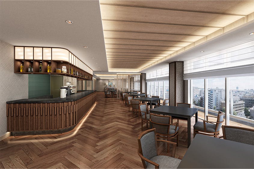 メディカルホームグランダはりま姫路 9Fダイニング(完成予想CG)