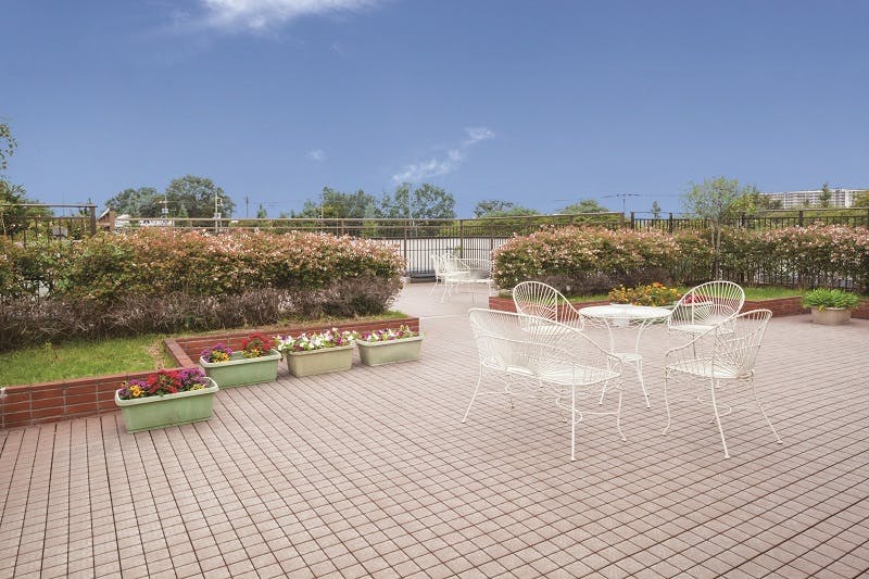 ニチイホーム立川 屋上テラスガーデン