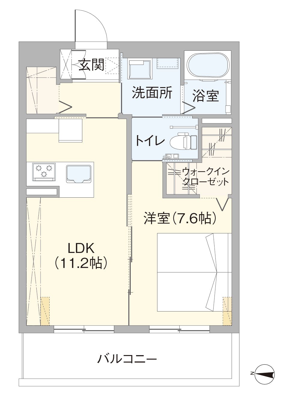 グランドマスト浜田山 間取図