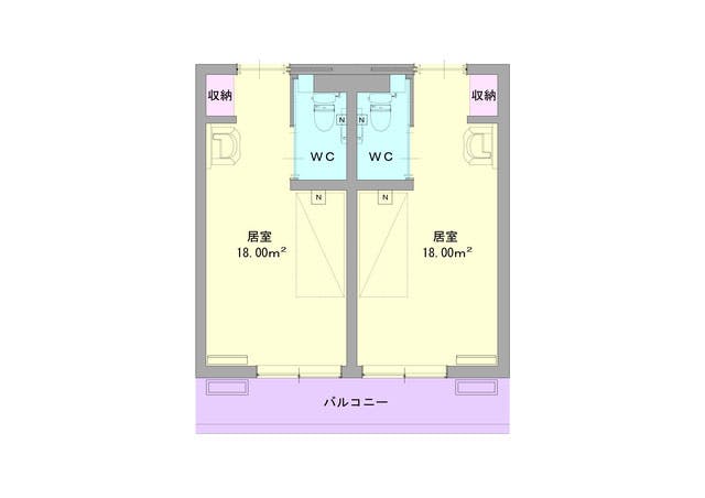 リハ・ガーデン 間取図