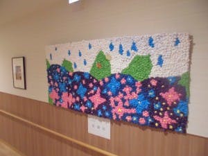 イリーゼさぎぬま・新館 貼り絵