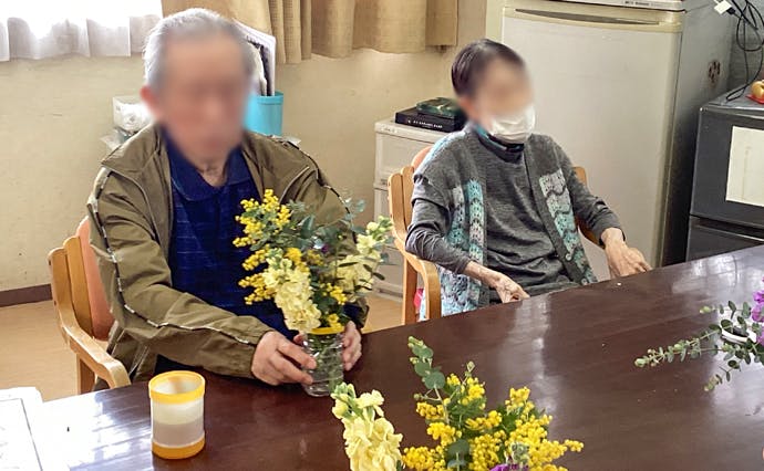 ヒューマンライフケア大野城の宿 生け花