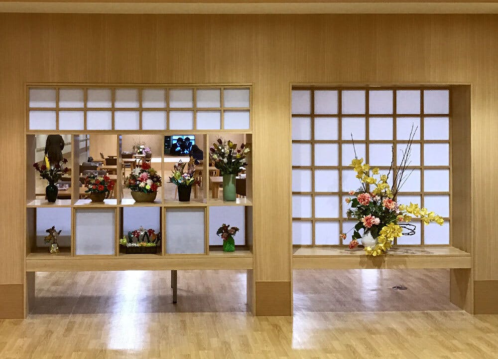 ライブラリ初石 生け花