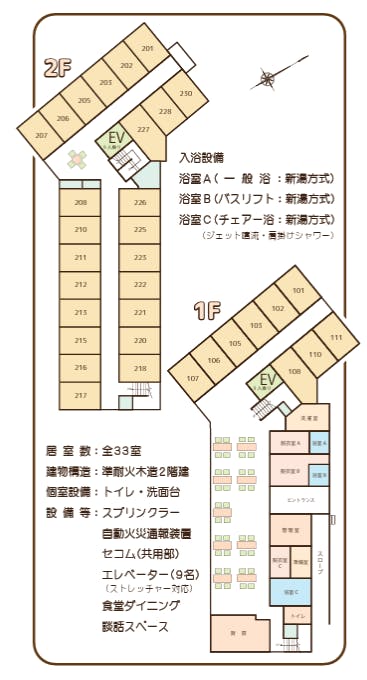 ケアプラス下手野 間取図