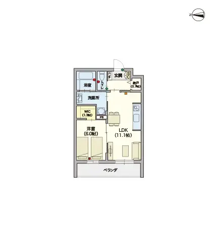 ヘーベルVillage練馬平和台 間取図