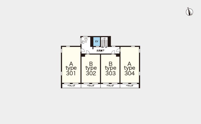 ヘーベルVillage日野 間取図