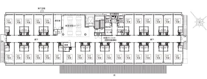 アルファリビング福山多治米 間取図