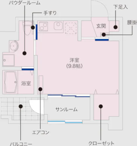 ライフサポートレジデンスゆらら船堀 間取図